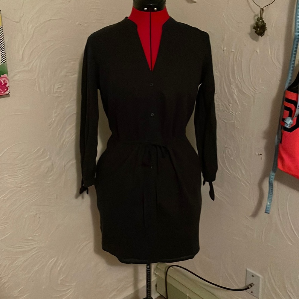Black Abercrombie & Fitch shirt dress